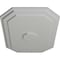 Ekena Millwork Felix Ceiling Medallion, Hand-Painted Frost, 25 1/4"W x 17 1/4"H x 1 3/4"P CM25FEFRF - alternate 3